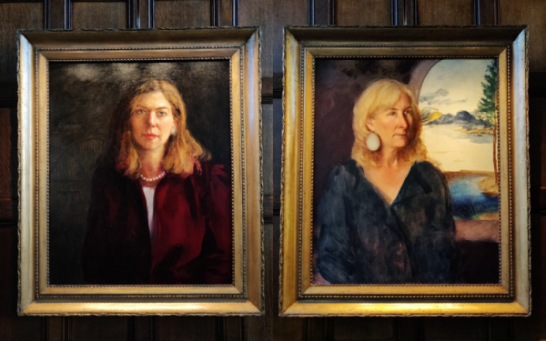 Image of Two New Portraits for Hall