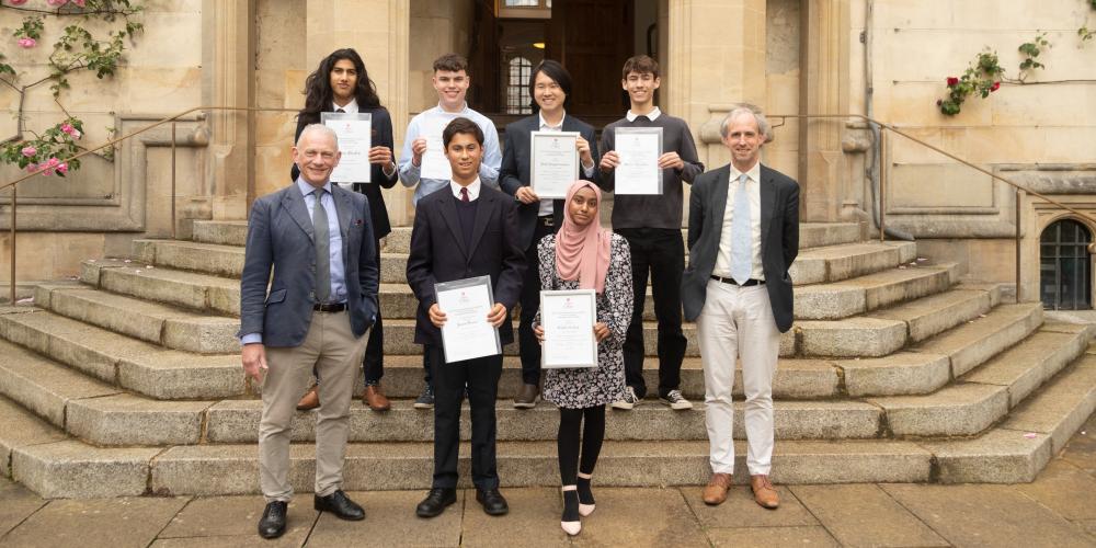 Image of Year 12 Students Visit Oriel to Receive Rex Nettleford Prizes for Essays on Colonialism and its Legacies