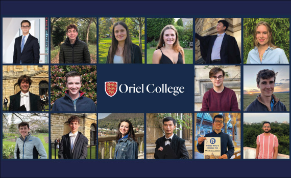 Image of 26 Awards and Prizes Won by Oriel Students in 2021-22