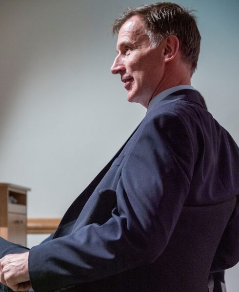 Image of Students hear from Chancellor of the Exchequer Jeremy Hunt