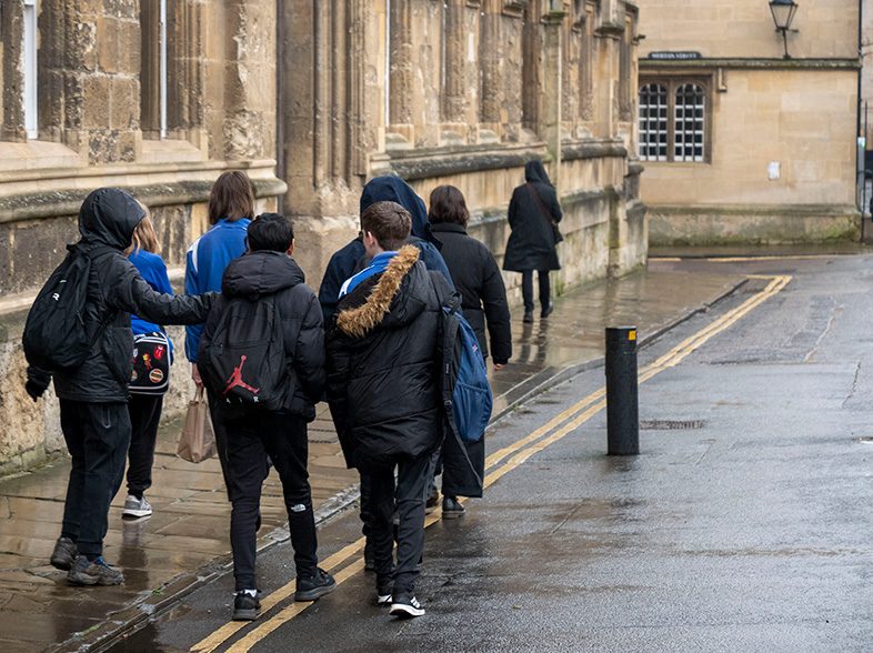 Image of School students attend first graduation day since charity partnership