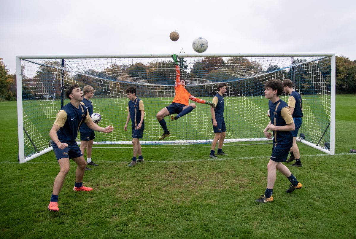 Photographs taken at Oriel College in October 2024. Football.