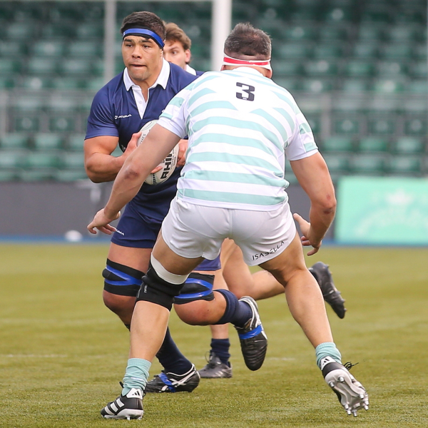 Reed Prinsep playing rugby for Oxford.