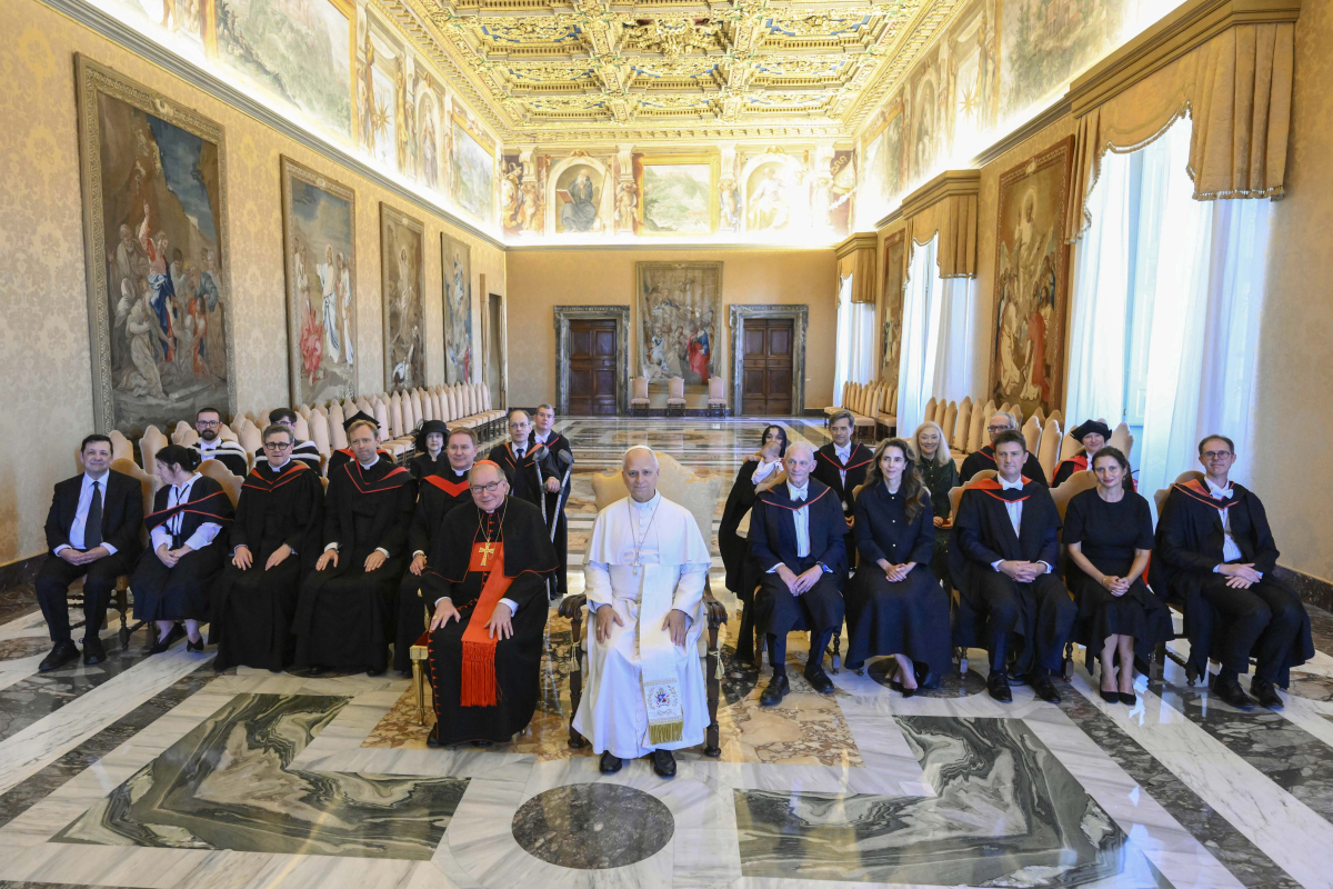 Image of Provost leads delegation to meet Pope at Vatican
